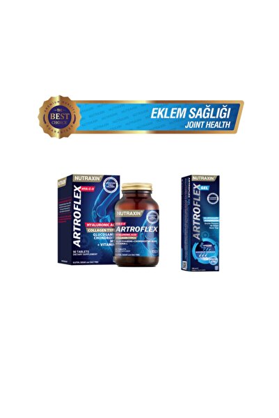 Nutraxin Eklem, Kemik Ve Kas Ağrıları Için 2'li Set - Artroflex Hya-c-ıı 90 T...
