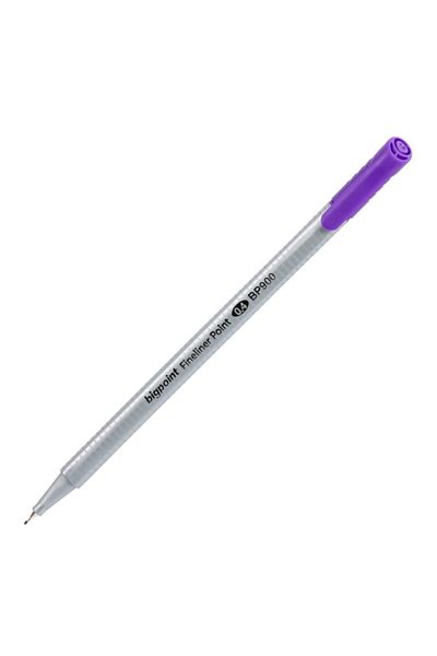 Bigpoint Purple Fineliner 10 Pieces Box