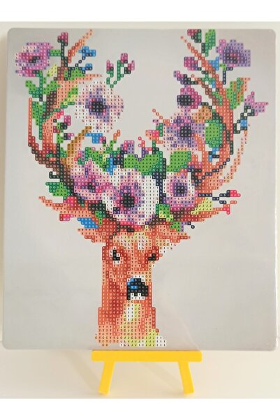 MENTAŞ Boncuklu Taşlı Mozaik Elmas Goblen Pano Tablo Resim Puzzle Çocuklar Iç...