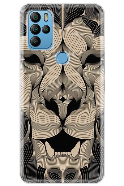 Cekuonline General Mobile Gm 21 Pro Case Patterned Trend Silicone Cover - Gol...