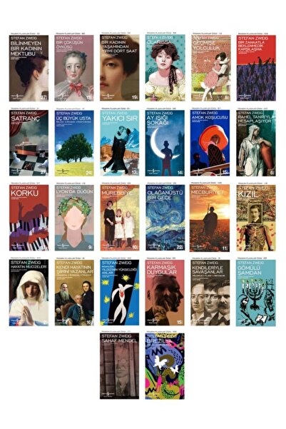 TÜRKİYE İŞ BANKASI KÜLTÜR YAYINLARI Iş Kültür Stefan Zweig Kitapları Modern K...