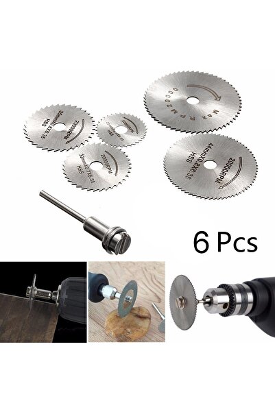 Neler Geldi Neler Dremel Matkap Testere Diski 6 Parça Set Ince Kesim Mini Testere Hobi Testeresi Matkap Ucu Testeresi