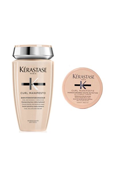 Kerastase Curl Manifesto Bain Hydratation Douceur 250 ml + 75 ml Curl Manifesto Maske