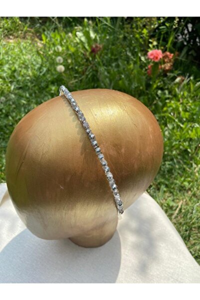 Pearly Handmade Coroană de cristal gri