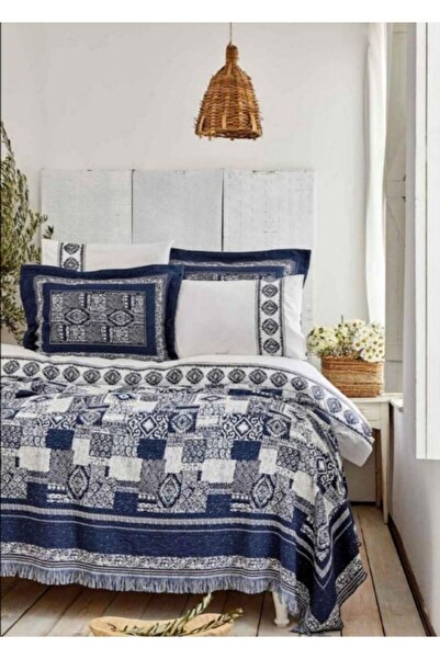 Karaca Home Marbel Nakışlı Nevresim Ve Yatak Örtüsü Seti