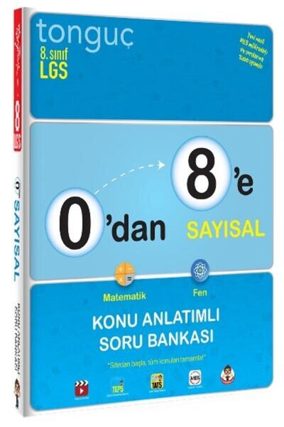 Tonguç Akademi 8. Sınıf Lgs 0 Dan 8 E Sayısal Konu Anlatımlı Soru Bankası
