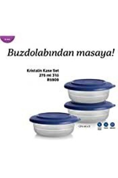Tupperware Crystal Bowl Set Set of 3 - 275 ml