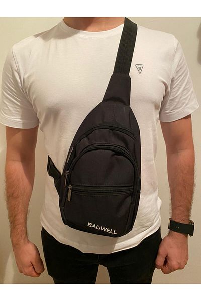 BAGWELL Τσάντα με επένδυση με χιαστί κρεμαστό πολλαπλών διαμερισμάτων
