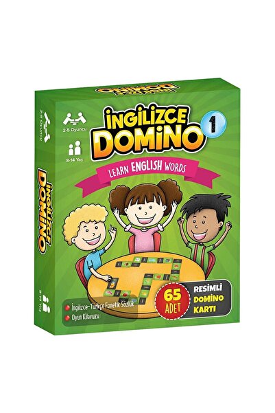 Genel Markalar Domino 1 | Eğitici Ingilizce Zeka Oyunu - 65 Kart Ile!