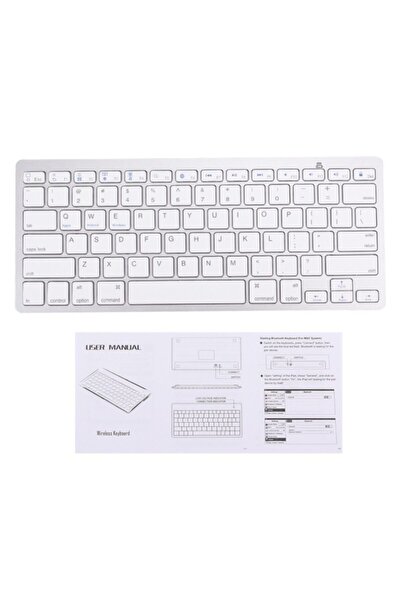 Streak Kablosuz Bluetooth Klavye Q Telefon Tablet Bilgisayar Uyumlu