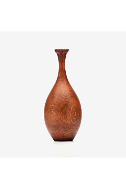 MAWİSİYAH İSKANDİNAV TARZI AHŞAP VAZO EL İŞÇİLİĞİ