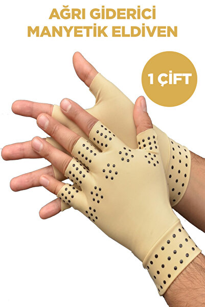 Selldey Bilişim Ağrı Giderici ve Hafifletici 1 Çift Manyetik Eldiven Ortopedi...
