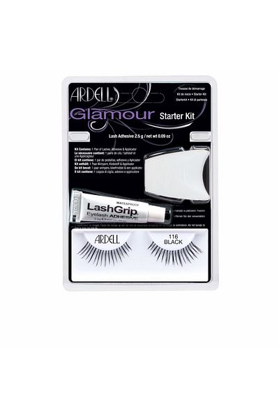Ardell Glamour-Starter-Set Nr. 101 Demi Black, 3 Stück