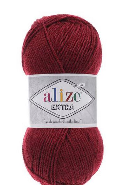 Alize Claret Red Extra 5 Pieces Colar - 57 Model