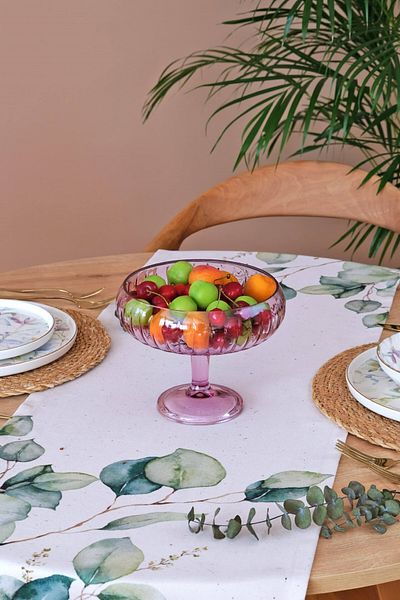 Glore Glass Purple Medium Size Salad Bowl