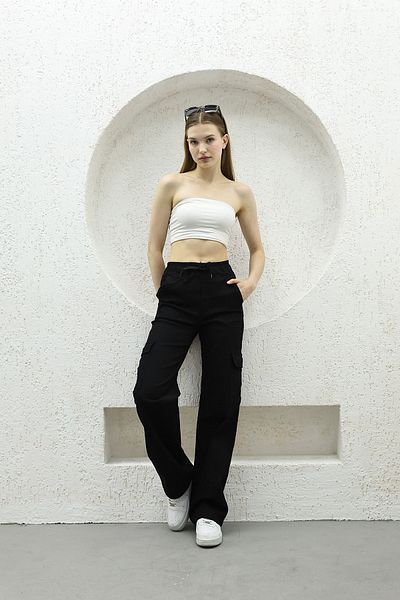 İKLİM LİFE Women's Trousers with Side Pockets and Strings