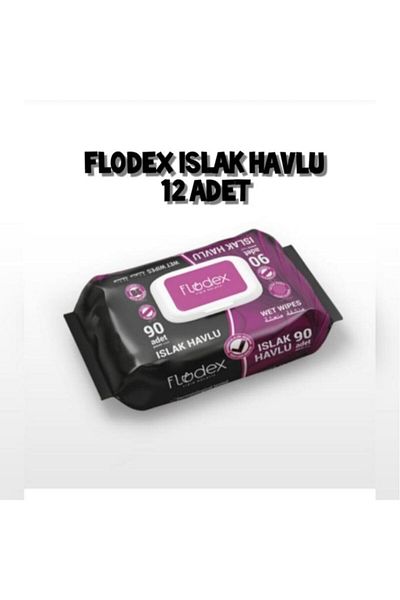 FLODEX 90 Pieces Covered Wet Towels - Dg*12 Pieces
