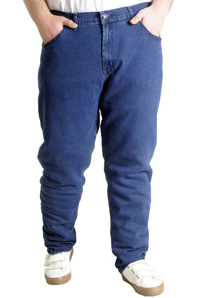 ModeXL Mode Xl Ανδρικό τζιν παντελόνι μεγάλου μεγέθους Stefano Blue 22939 Μπλε