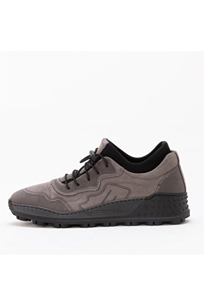 Gusse Breckin Чоловічі шкіряні черевики з натуральної нубукової шкіри Casual Ayakkabi-6892-1