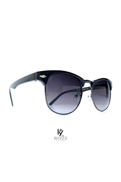 X RAYZEN Rayze Clubmaster Black Unisex Sunglasses
