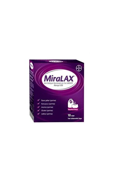 Miralax Oral Solüsyon Makrogol 3350 10 Saşe