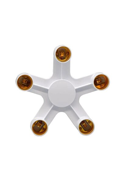 Daxom E27 5'li Duy Duy Çoklayıcı Duy Çoğaltıcı 1 In 5 E 27 Duy