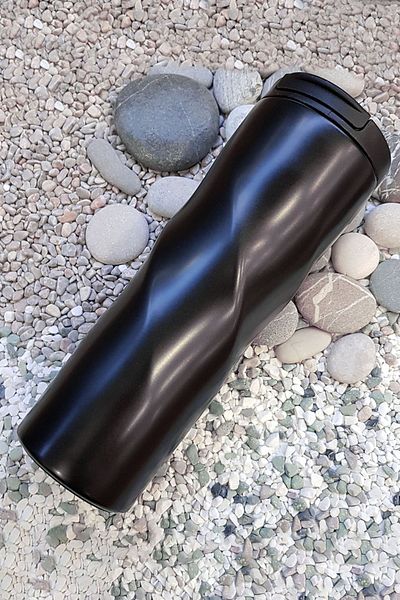 Weather Forecast Complete 304L Steel Matte Black 6oz 500 ml Coffee Thermos Mug Cin229Sy