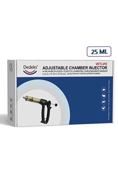 Dedeks Otomatik Enjektör Aşı Tabancası Hazneli Multimatic Şırınga 25 ml