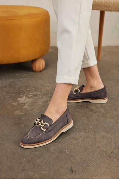 AZTEKA Marjinix Stylish Women's Loafer - Chain and Thermo Sole Daily Ballerina Shoes
