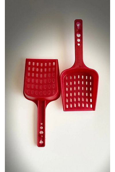 ulu Cat Litter Cleaning Shovel Red