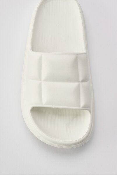 OZYO Lissa White Eva Summer Beach - Papuci de zi cu zi cu platformă