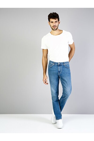 Colin's 045 Davıd Orta Bel Rahat Paça Regular Fit Mavi Erkek Jean Pantolon Cl1019135