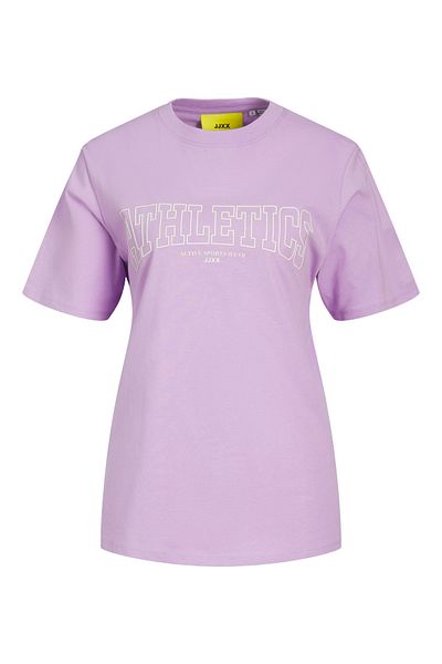 Jack & Jones Тениска Jack Jones Jxınez Rlx SS - лилава 12252256-19