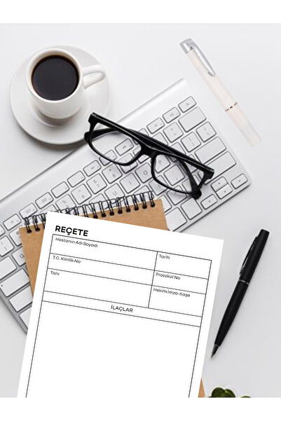 EGESTA Reçete Kağıdı - 100'lü Cilt A5 14x20cm