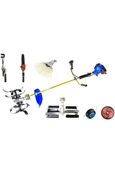 Silen Model Dafu Yan Tırpan Çim Biçme Makinesi Lüx Bahçıvan Seti 8 Parça 4.2 ...