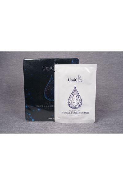 umicare Maxpine Moringa Collagen Silk Mask 28ggr X 6 Packs