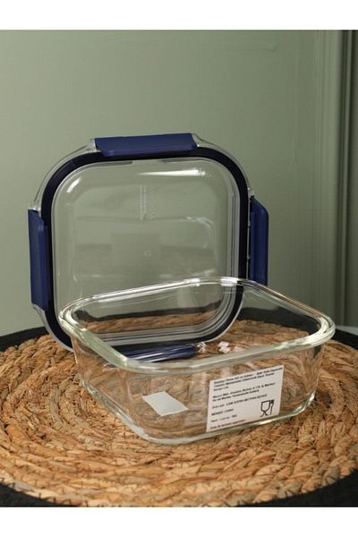 Viyalente Lock & Lock Airtight Glass Storage Container 750 ml| 400°C Safe as Heat