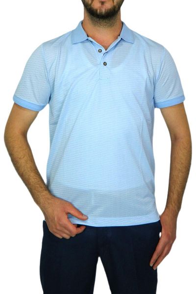 naykı Tricou pentru bărbați cu gât polo jacquard - 2063 BGL-ST00533
