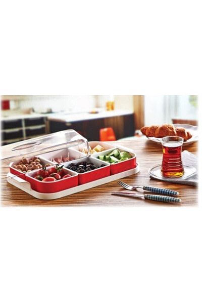 Viyalente Breakfast Set with 6 Compartments - Dc-550
