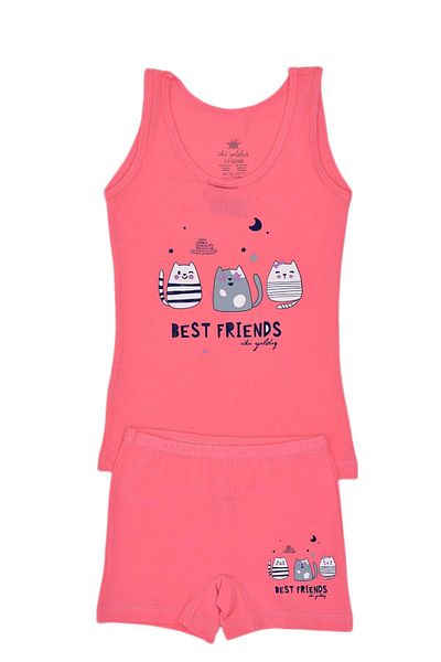 BAGLAN Girl's Best Printed Athlete Boxer Suit 8539 BGL-ST03483