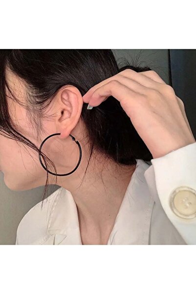 MutluBiDünya Kadın 5 cm Halka Model Küpe