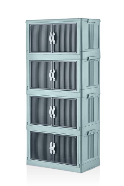 emay home EmayHome Fold & Go 4 Kat Katlanır Dolap