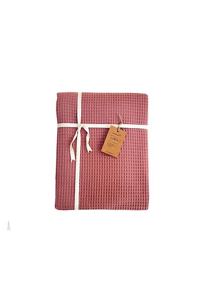 MundoLindo 100% Cotton Waffle Dried Rose Pink Single Piece