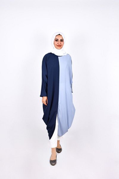 OKTAYUSTA COLLECTİON Νέας σεζόν Καλοκαιρινό Διπλό Χρώμα Μπλουζάκι