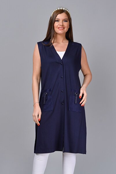 TUSSE سترة أم صيفية من القطن الممشط مقاس كبير