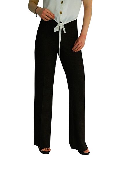 PROTO Women's Brown Spanish Leg Trousers