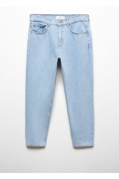 MANGO Man Hafif Yıkama Tapered Kesim Hafif Jean