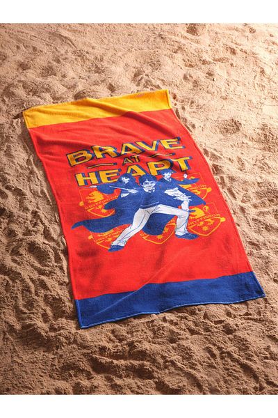 Warner Bross Warner Bros Harry Potter - Cotton Velvet Printed Beach Towel