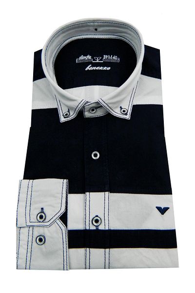 BENEZZO Cămașă slim fit pentru bărbați 59168