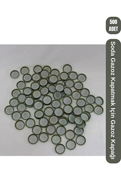 Viyalente Soda Gazoz Kapatmak Için Gazoz Kapağı 500 Adet Kapak